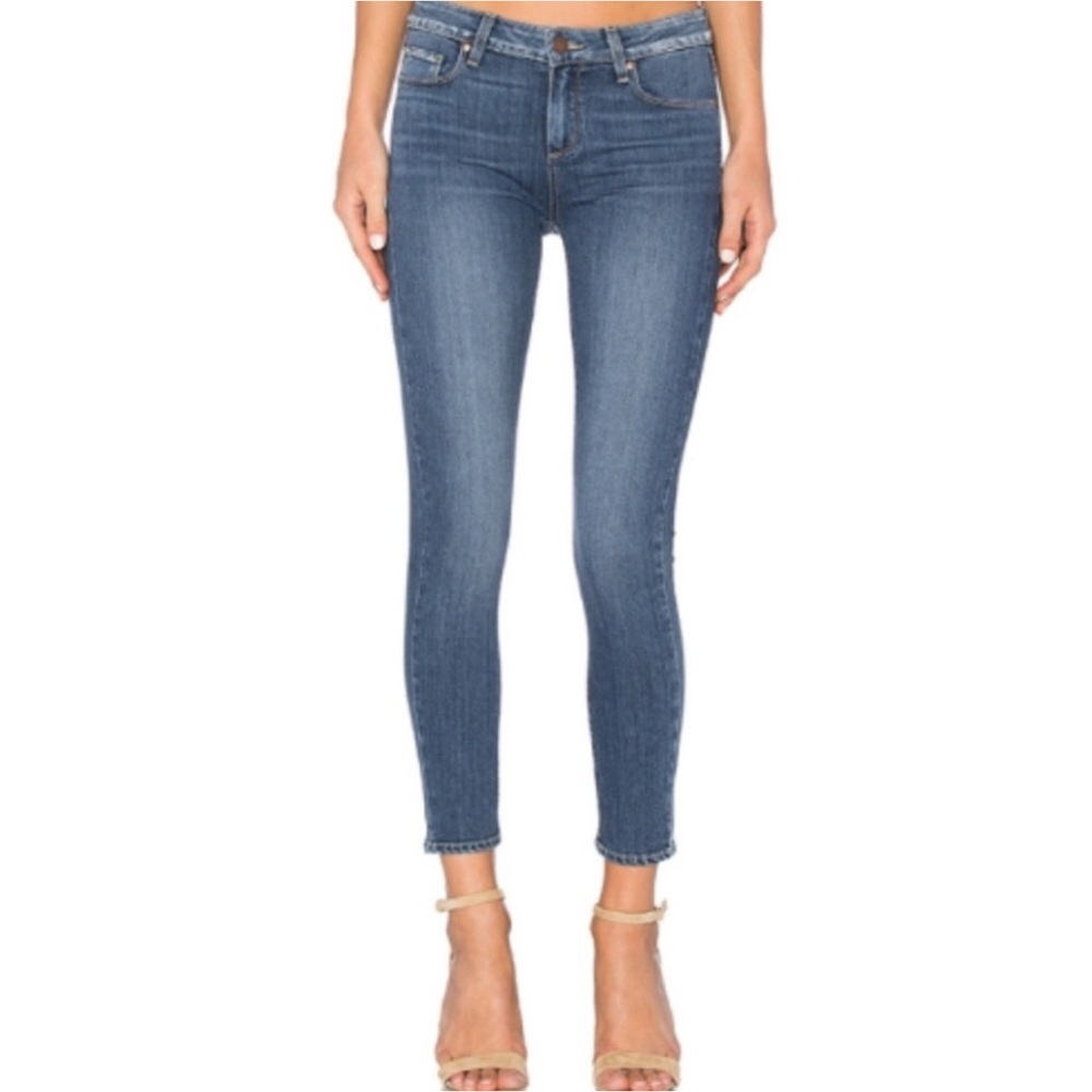 26 Paige Light Blue Verdugo Crop Skinny Jeans